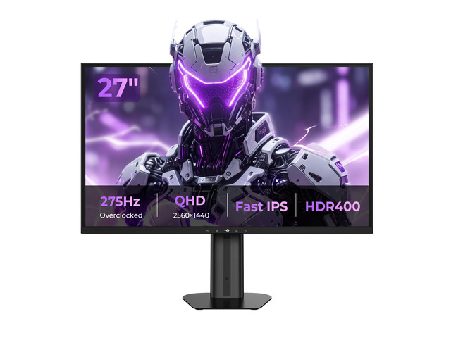 TITAN ARMY KF271S PLUS 27' QHD 1440P Native 240Hz (OC up to 275Hz),Gaming Monitor, Fast IPS 1ms GTG, HDR400, GSYNC Compatible & AMD FreeSync,...