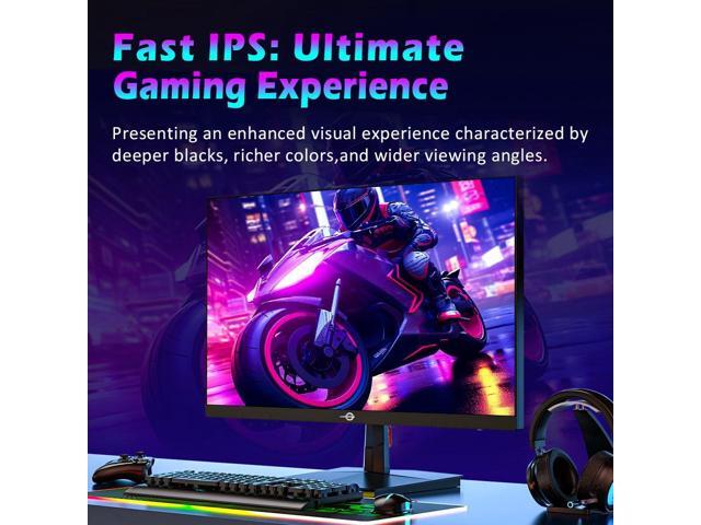 Titan-army - P2510HS 24.5 Inch 300Hz Gaming Monitor, Fast IPS 1ms GTG, 1080P FHD, FreeSync, 121% sRGB, HDR400, VESA Wall Mount - Black - image 6