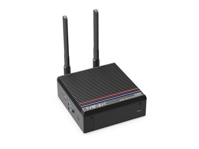 MINIX Z300-0dB Fanless Mini PC, Intel N300 8-Core CPU Up to 3.6GHz, 0dB Silent Operation, 16GB DDR4, 2.5G Ethernet, DDR4 RAM, NVMe SSD,Dual HDMI.