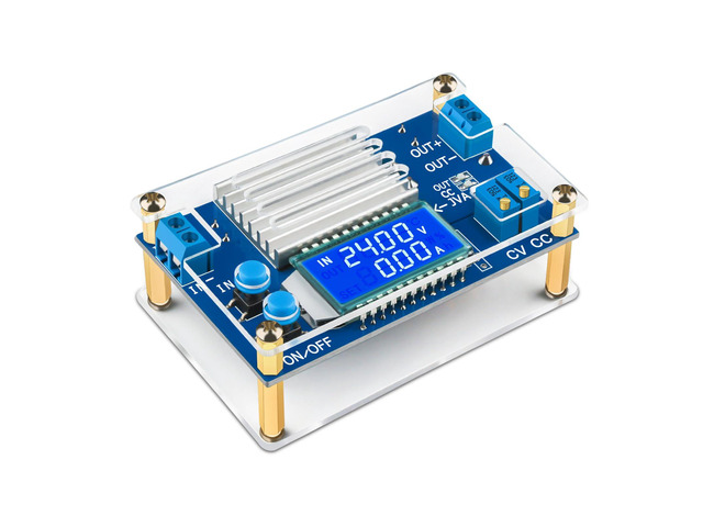 KEHIPI DC Buck Converter,5.3V-32V to 1.2V-32V 12A Adjustable Power Supply,5v 9v 12v 24V 30V 32V Step Down Voltage Regulator with LCD Display Volt...