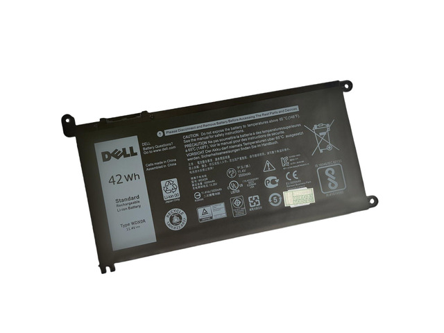DELL WDX0R 11.4V 42Wh 3-Cell battery For DELL Inspiron 5368 5378 5379 5565 5567 5568 5570 5580 5575 5578 5579 5584 5765 5767 5770 5775 7368 7375...