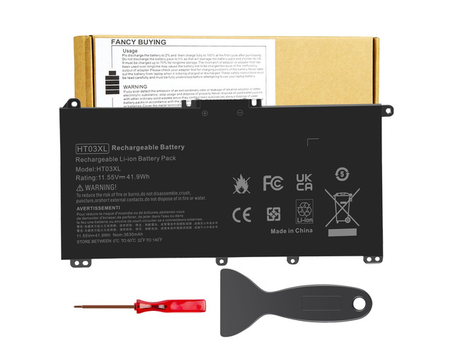HT03XL L11119-855 HTO3XL Laptop Battery for HP Pavilion 17-CA 17-BY 15-DA 15-DB 15-DW 15-DY 14-CE 14-CF 14-DF 14M-DH0003DX 14M-DH1003DX L11421-542...