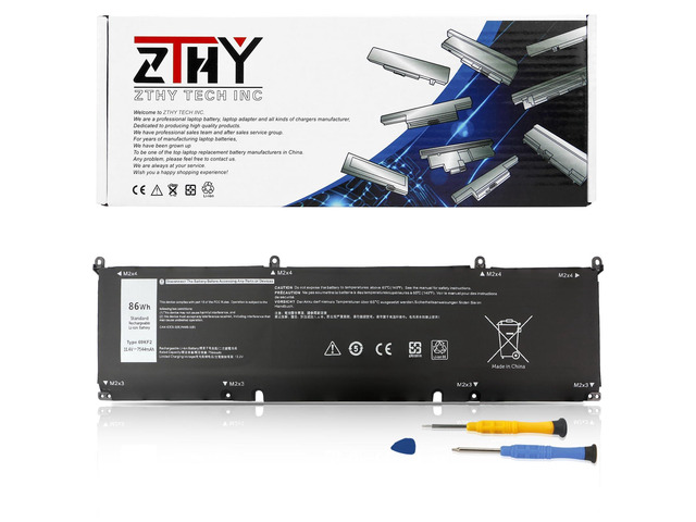 86Wh 69KF2 Laptop Battery Replacement for Dell G7 15 7500 G15 5510 5511 5515 5520 5521 5525 5530 Vostro 15 7510 7620 XPS 15 9500 9510 9520...