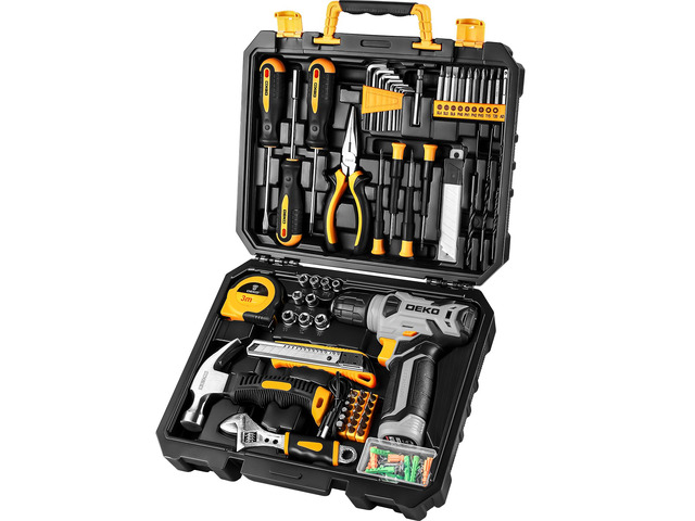 Tool SetTool Kit with 8V Cordless Drill,Tool Box with Drill,Hand Drill Set for Men & Women,Home Tool Kits for House Repair,Handyman,DIY 126 Piece
