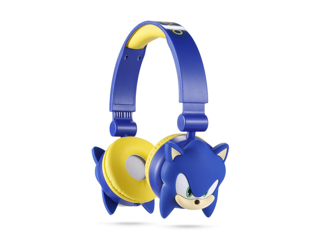 Sonic The Hedgehog - Kids Bluetooth Headphones, Wireless & Wired Over-Ear Headphones with Safe Volume, Adjustable Headband, Rechargeable Battery &...