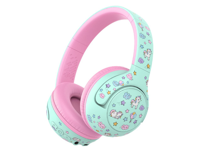 BTH27 Toddler Headphones for 2+ Year Old Baby Kids Travel Study SafeSound Tech3.0, 74H Playtime, Bluetooth 5.4, BPA Free, Aux, Soft Baby...