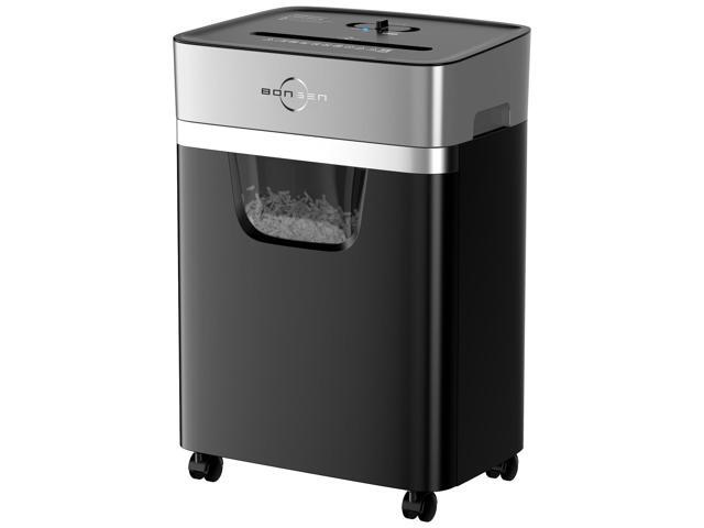14-Sheet Cross Cut Heavy Duty Paper Shredder for Home Office P-4 Security, Anti-Jam System, Quiet Paper Shredder for CDs & Staple, with 5.3 Gal...