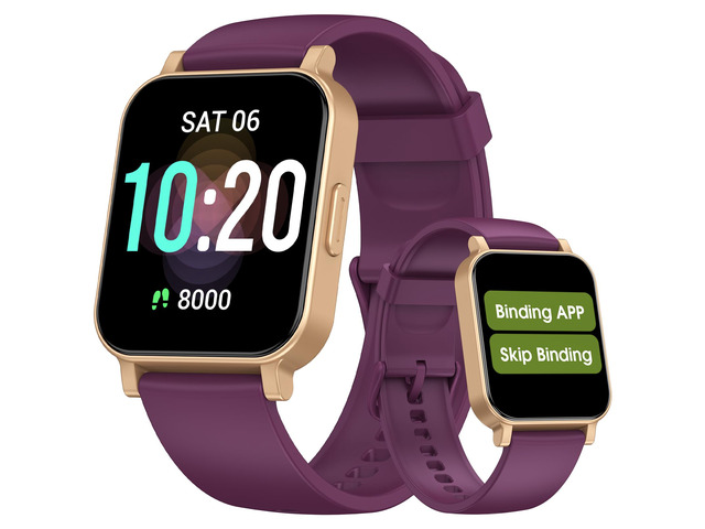 Smart Watch Senior Friendly No App No Phone Required, Waterproof Pedometer Present for Parents, Waterproof Fitness Tracker, Step Counter, Heart...