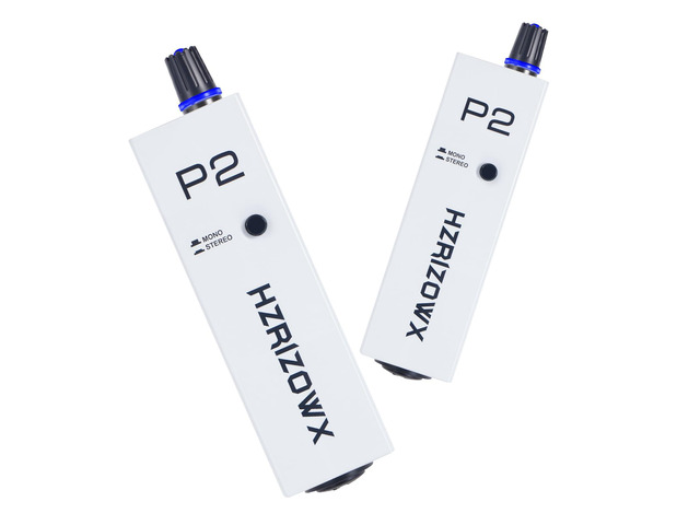P2 Portable in-Ear Monitor Amplifier,Personal Headphone AmpWhite Stereo/Mono Switch, XLR/TRS Input, 3.5mm Output, Built-in belt clip, Built-in...