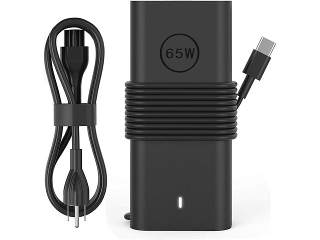 Slim 65W 60W USB C Laptop Charger Compatible with DELL Latitude 5000 5540 5530 5520 5550 5420 5430 5440 5450 5350 7450 7440 7430 7420 7340 3450...