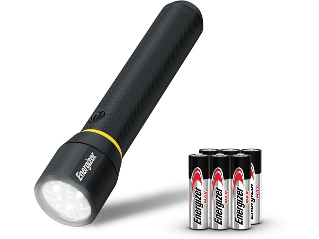 Energizer LED Flashlight Vision PRO, Ultra Bright 1000+ Lumens, IPX4 Water Resistant, Aircraft-Grade Aluminum LED Light, Rugged Metal Flash Light...