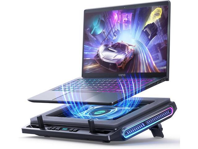 llano V10 Gaming Laptop Cooling Pad, RGB Laptop Cooler Stand Laptop Fan