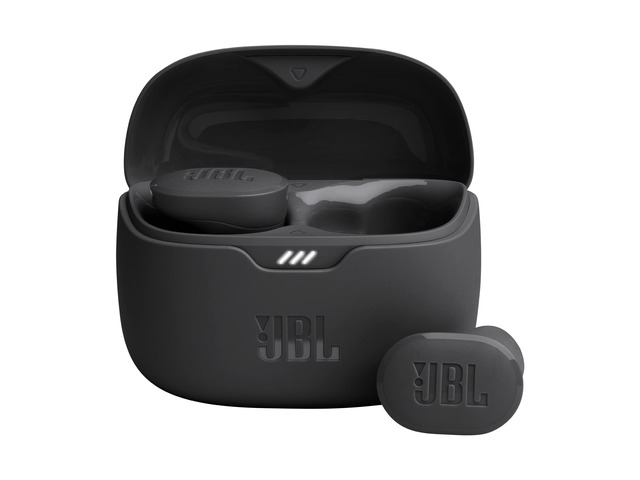 Tune Buds - Noise Cancelling Earbuds - Black Pure Bass Sound, Bluetooth 53 with LE audio support, Active Noise Cancelling with Smart Ambient