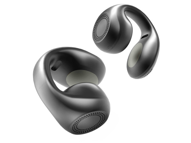 King Lucky Clip-On Earbuds,Comfort Air Cushion Open Ear Earbuds Wireless Bluetooth 6.0 Multipoint, Open Ear Headphones with Mic,Anti-Mistouch,45H...