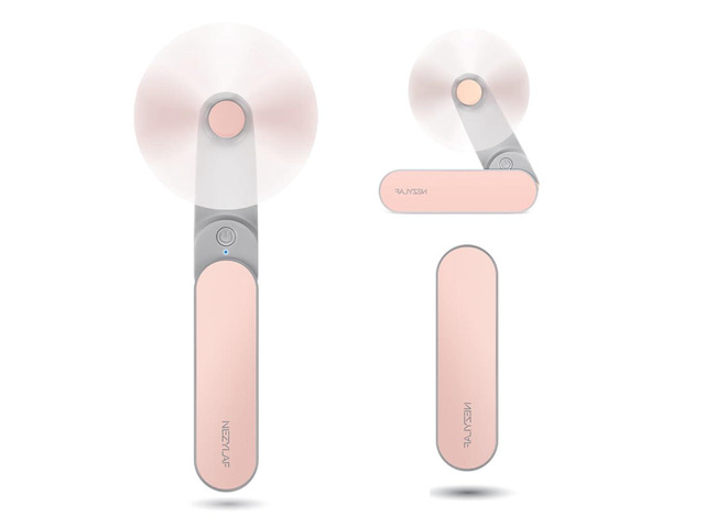 Nezylaf Portable mini handheld Fan, small Rechargeable Personal Fan for 9-15 Hours Runtime, Pocket Design for Travel/Women...