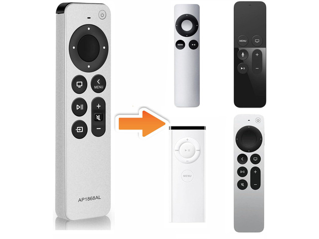 New Universal Remote Control for All Apple TV Remote, Replacement Compatible with Apple TV 4K/ Gen 1 2 3 4/ HD A2169 A1842 A1625 A1427 A1469 A1378...