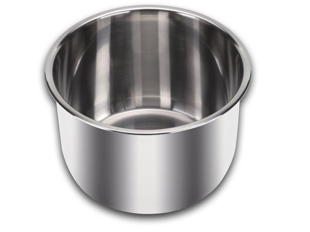 Stainless Steel Inner Cooking Pot 6-Qt, Polished Surface, Rice Cooker