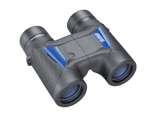 Spectator Sport 8x32mm Binoculars, Black PermaFocus System for Focus-Free Viewing, Nitrogen-Purged Fogproof, IPX4 Waterproof, Interchangeable Color...