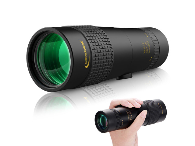 10-30x40 Zoom Monocular for Adults High Power for Bird Watching BAK4 Prism & FMC Lens, Compact Handheld for Travel, Adjustable Zoom Low Light...