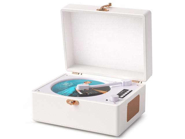 Retro CD Player with Bluetooth in & Out Portable Music Player for Relaxing Anywhere,Auto Power Off,USB,AUX,Headphone Jack,Vintage CD Player for Music...
