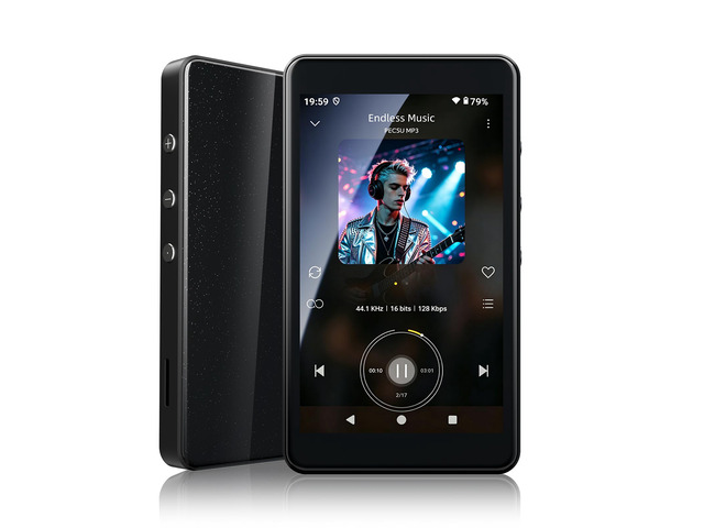96GB MP3 Player with Bluetooth and WiFi, Android 14 MP3 Player with Spotify Kids, Play Store, Pandora, Amazon Music, 4' HD Screen MP4 Music Player...