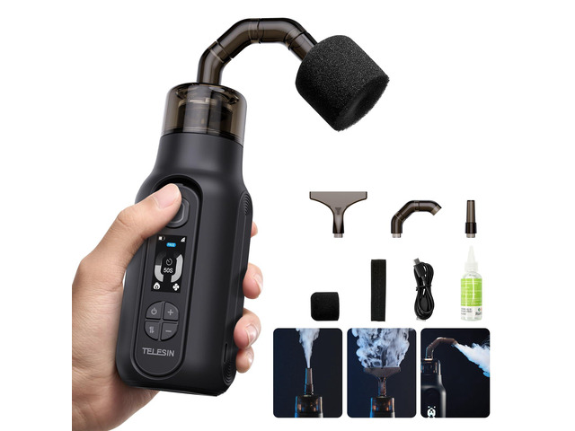 C40 Portable Fog Machine, 40W Handheld Smoke Machine with Remote Mini Hand-held Fogger for Photography, Outdoor Events, Parties, Stage Effects,...