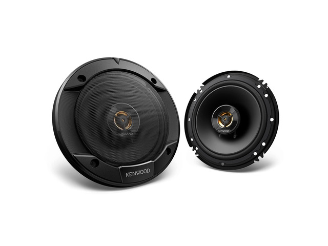 Kenwood KFC-1666R Road Series Car Speakers (Pair) - 6.5' 2-Way Car Coaxial Speakers, 300W, 4-Ohm Impedance, Cloth Woofer & Balanced Dome Tweeter,...