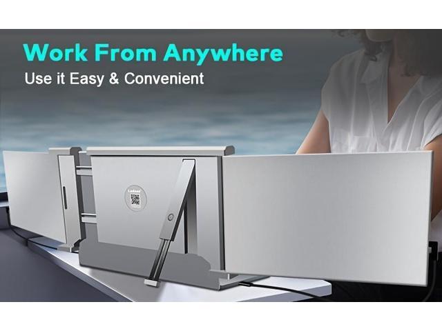 Laptop Screen Extender 16:9, 14'' FHD 1080P IPS Ultra-Thin Dual/Triple Portable Monitor Display, with USB-C/HDMI, Dual Travel Screen for 13'-16''...