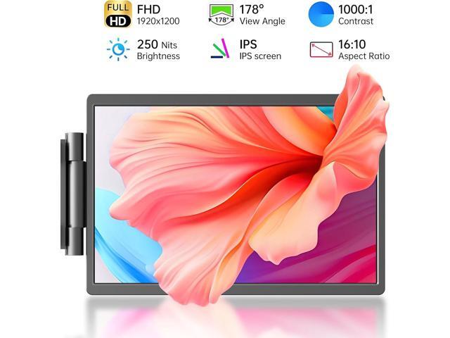 Laptop Screen Extender,14' FHD 1080P IPS Dual Screen,Attachment Screen Extended Extra Screen, Portable Monitor for Laptops 14-16' with USB-C/HDMI...