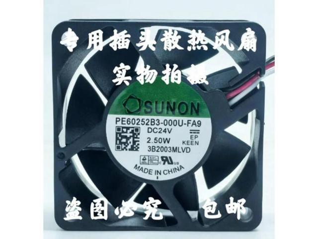 Cooler Fan for PE60252B3-000U-FA9 24V 2.50W 6CM Cooling Fan 60*60*25MM