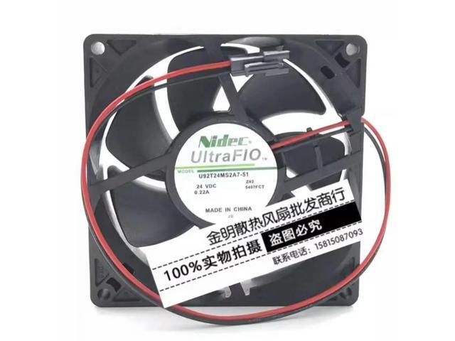 Cooler Fan for Nidec U92T24MS2A7-51 DC24V 0.22A Inverter Cooling Fan 9225 9CM 92 × 92 × 25mm