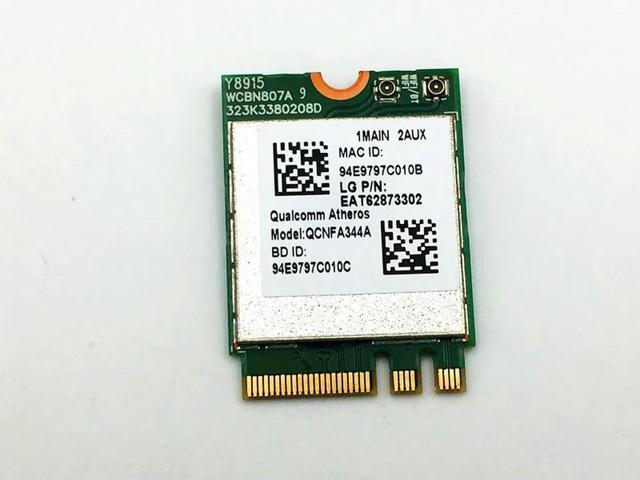 For Bluetooth 4.1 Cards For Qualcomm Atheros QCNFA344A Dual Band 2.4G/5GHz 802.11ac NGFF M2 433M
