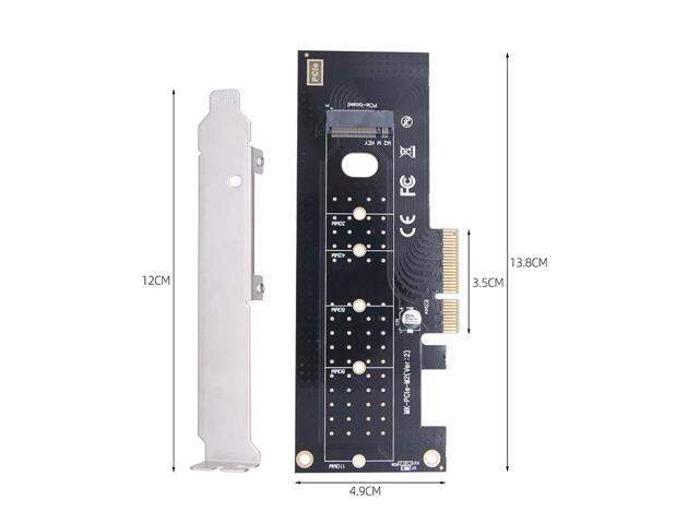 OULLX M.2 NVMe SSD To PCI-E 4X 8X 16X PCIE 3.0 Adapter Card Desktop Rear Panel Expansion Support 2230 2242 2260 2280 22110