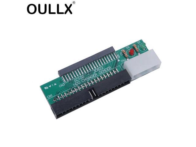 2.5inch to 3.5inch HDD Converter Card 2.5' IDE 44 PIN Female to 3.5' IDE 40 Pin Male SSD Hard Disk Drive Adapter with Light