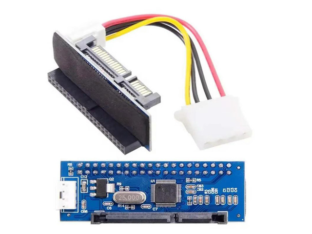 IDE to SATA Converter Card for 3.5inch Old Style HDD CD Drive Writer Parallel Port to Serial Port Extend Adapter