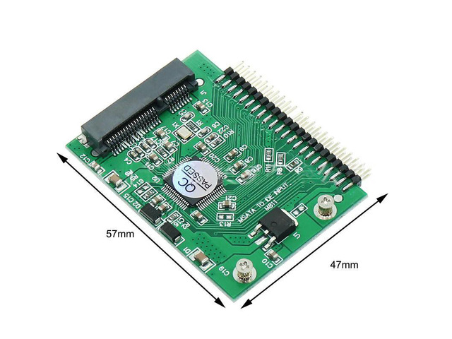 mSATA SSD to IDE Convert Card Mini PCI-e to 5V 2.5 inch IDE 44 PIN HDD Connect Adapter Laptop Memory Expansion Add On Card