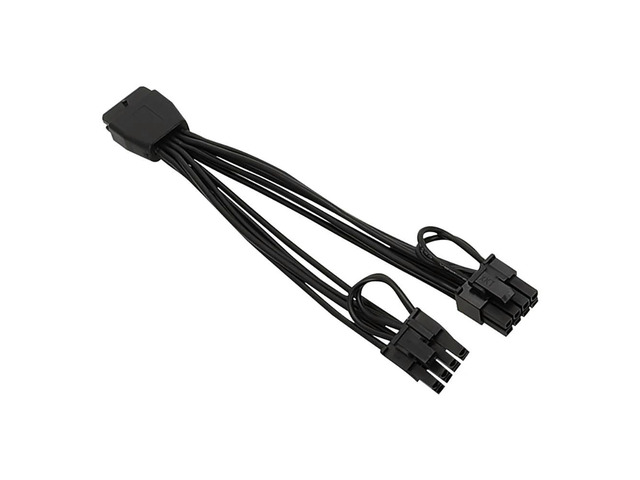 GPU Power Cable PCIE5.0 12VHPWR Female to Dual 8 PIN 6+2P Adapter 12PIN to 2x8PIN Video Card Convert Cable 16AWG Power Wire