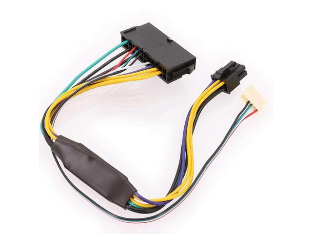 Power Cable 24Pin to 6 Pin ATX Cable PSU Splitter for Elite Z230 Z220 SFF Power Wire Converter Mini 6pin Extend Line Adapter