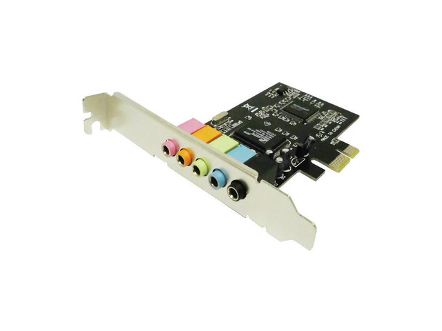 PCIE Sound Card 4.1 4 Track Inbuilt Stereo Panel PCI-Express X1 PC Audio Adapter Desktop Computer Volume Sound Effects Converter
