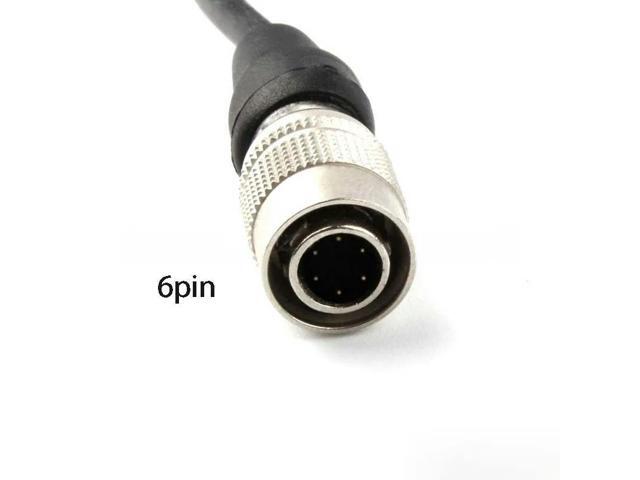 for ZOOM F4 F8 F8N Recorder Power Cord for Hirose 6 Pin Plug to USB Charging Wire USB to Hirose Power Cord 12V Converter