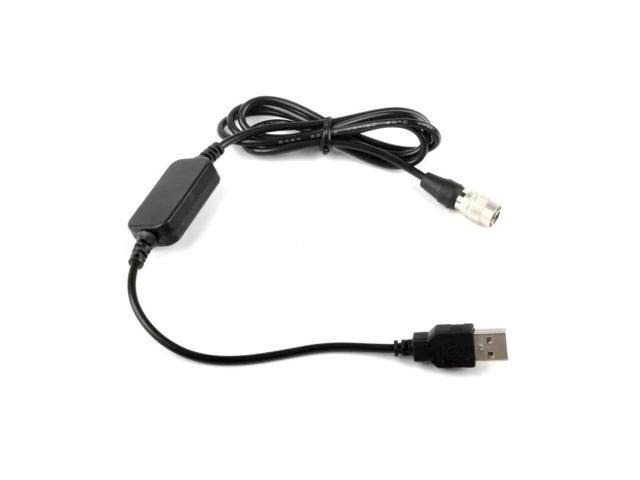 for ZOOM F4 F8 F8N Recorder Power Cord for Hirose 4 Pin Plug to USB Charging Wire USB to Hirose Power Cord 12V Converter