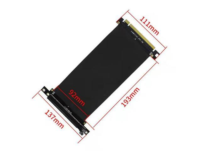 PCI-E 16X Graphics Card Extension Cable GPU PCIE3.0 Ribbon Extend Adapter Converter 20CM for PC Computer Wire for Desktop Cable