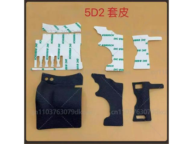 Body Rubber Set Hand Grip Side Thumb Rubber Cover for 5D2 5D Mark II 5DII