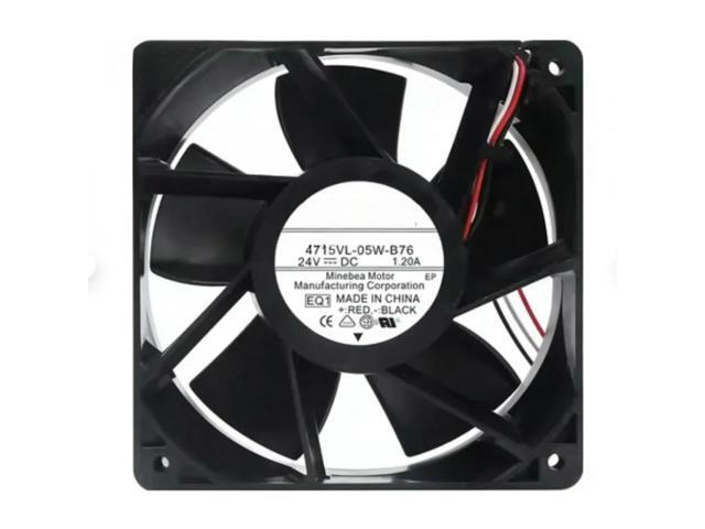 FOR Chassis Cooling Fan 4715VL-05W-B76 DC24V 1.20A 120*120*38mm Fully Teste
