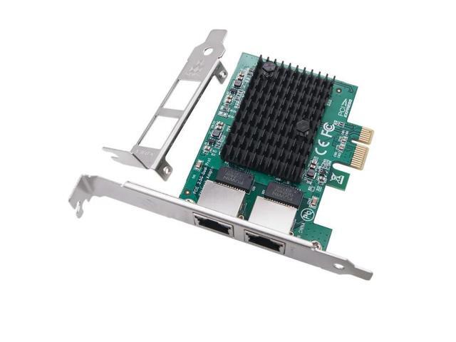 2.5G PCIE Network Card 2 Dual RJ45 Port to PCI Express X1 Gigabit Ethernet Converter PC Network Adapter RTL8125 Chip 2500Mbps