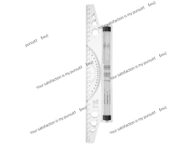 Parallel Drawing Ruler Clear Scale High Accuracy Plastic Measuring Tool For Angles Circles Graphs Charts Drafting Study