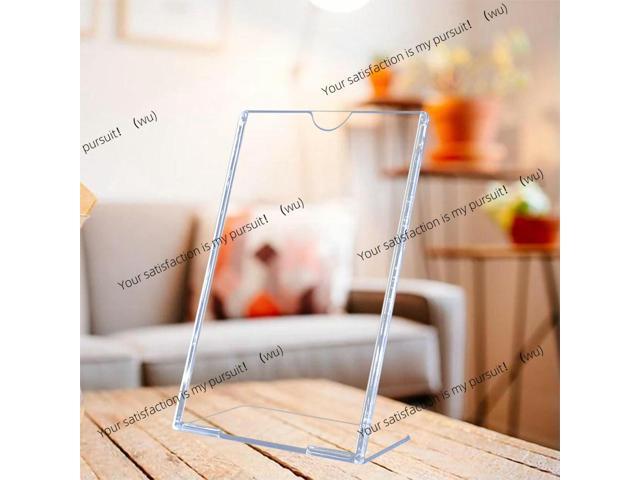 5 Pcs L-shaped Table Picture Stands for Show Rack Photo Display Holders Tables Plate Displaying Literature Pamphlet Menu
