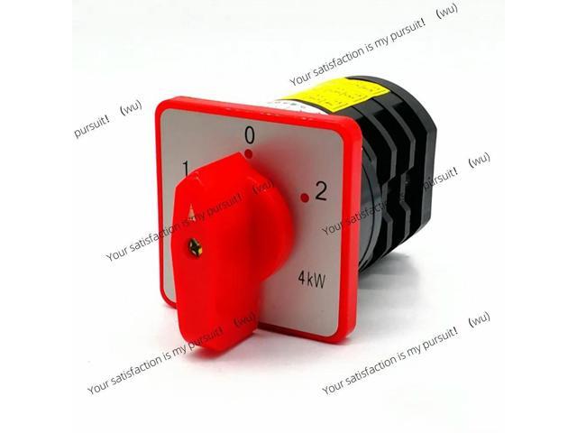 380VAC 20A 4KW 12 Terminals 3 Positions Rotary Selector Cam Changeover Switch