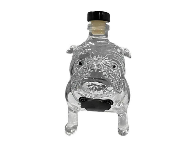 Whiskey Bottle Dog Decanter Funny Glass Collectible Novelty for Men Home Tasting Beer Bachelor Event Wedding Collector Father's