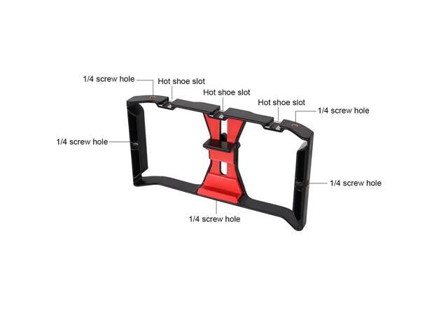 ZOCI-Mobile Phone Video Camera Handheld Stabilizer Phone Film Making Rig Cage Mobile Phone Grip Holder Bracket Stabilizer